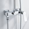 Душевая стойка Shevanik S4136 настенная цвет хром