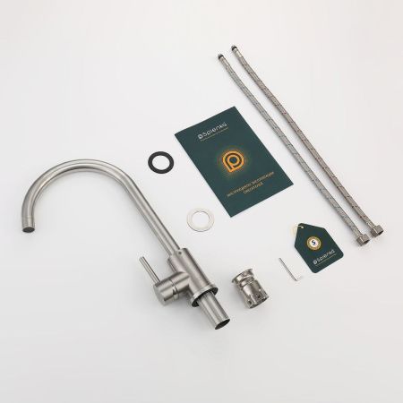 Смеситель для кухни Splenka S201 S201.40.05 на мойку сатин