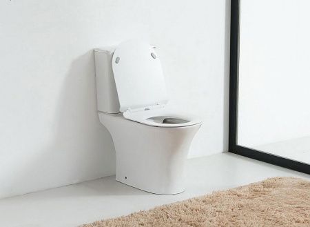 Унитаз напольный с бачком Orange C01-000W белый с сиденьем микролифт душевой смыв