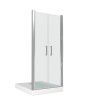 Душевая перегородка Good Door PANDORA ПД00057 100х185 стекло прозрачное профиль хром