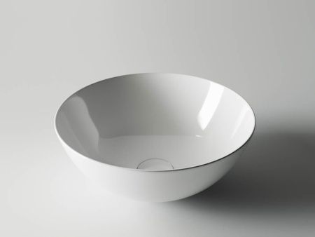 Раковина из сантехнического фарфора Ceramica Nova ELEMENT CN6002 40х40 накладная цвет белый без отверстий под смеситель