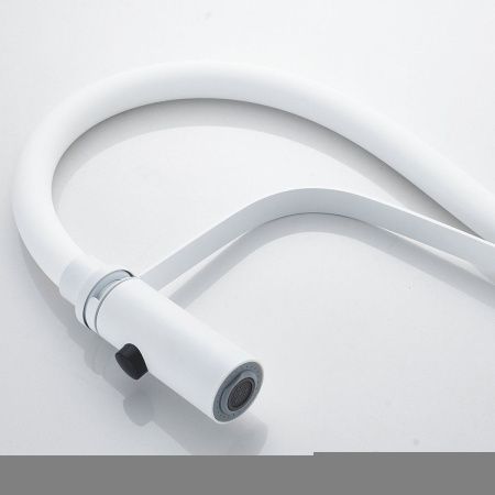 Смеситель для кухни Shevanik S943C-1 на мойку белый