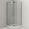 Душевой уголок Agger A01-090TCR 90х90 стекло прозрачное профиль хром с поддоном