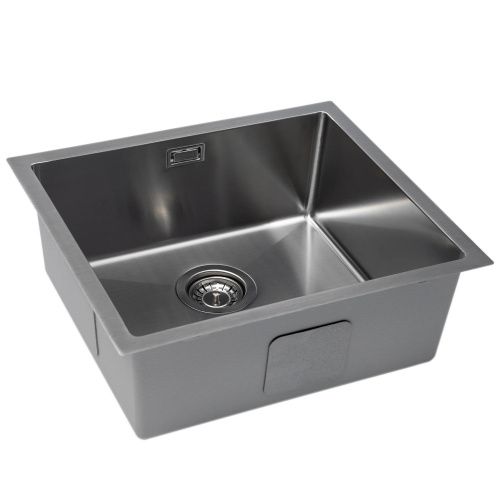 Кухонная мойка Grandex Aqua PROLINE 55 300206 55х45 цвет сатин поверхность матовая - фото 2