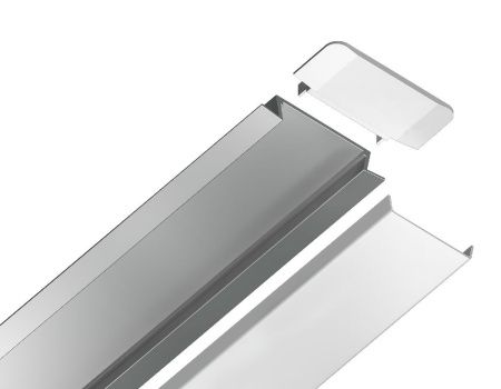 Алюминиевый встраиваемый профиль Ambrella Light Alum Profile (Алум Профиле) GP1100AL