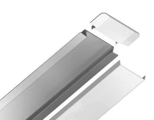 Алюминиевый встраиваемый профиль Ambrella Light Alum Profile (Алум Профиле) GP1100AL - фото 3