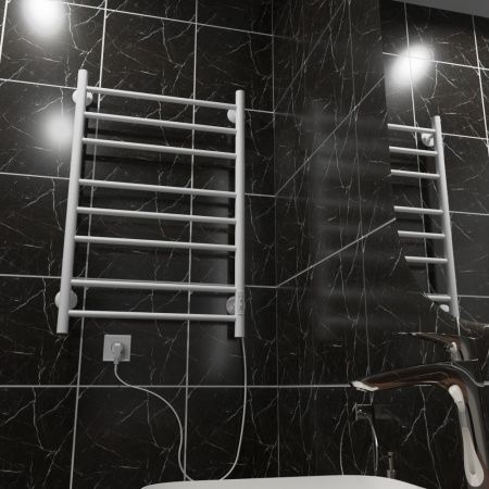 Полотенцесушитель электрический Маргроид Вид 10 10-8050-1049-9016R 55х80 белый