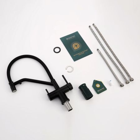 Смеситель для кухни Splenka S70 S70.62.06 на мойку черный