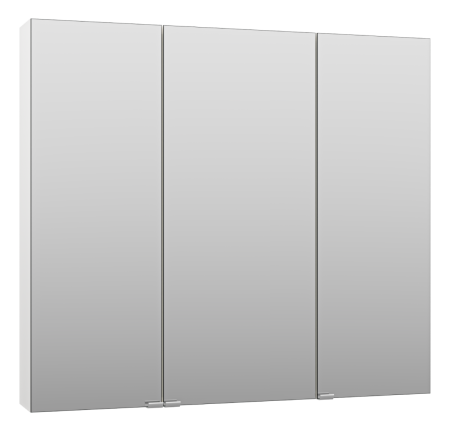 Зеркало-шкаф Misty Аура Э-Аур02090-01 90х80 подвесной цвет белый
