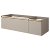 Тумба под раковину Armadi Art Quatro 790-M2-140-D-MG 140х50 подвесная цвет бежевый