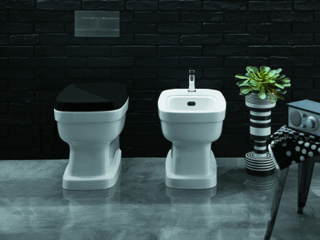 Крышка сиденье SIMAS EVO 004 nero накладное