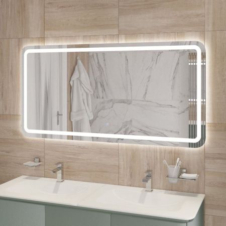 Зеркало с подсветкой Cezares STYLUS CZR-SPC-STYLUS-1500-700-TCH-WARM 150х70 подвесное