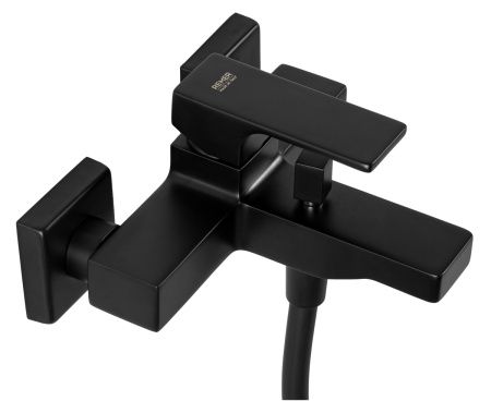 Смеситель для ванны Remer Absolute AU02NO настенный черный