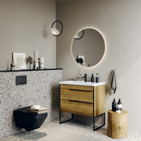 Зеркало в ванную Aqwella Y MOON0208 80х80