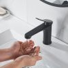 Смеситель Shevanik S6201H на раковину черный