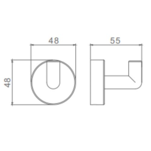 Крючок Raglo R320.05.03 - фото 2