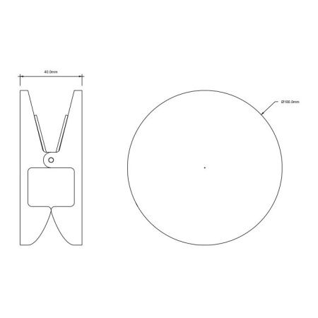 Крючок Decor Walther Pinch 907560