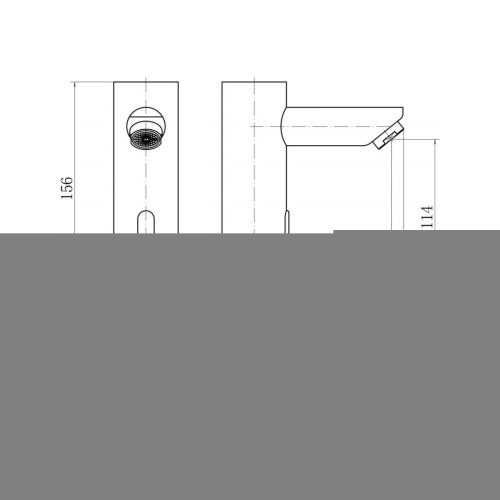 Смеситель Fashun A513-1 на раковину сатин - фото 3