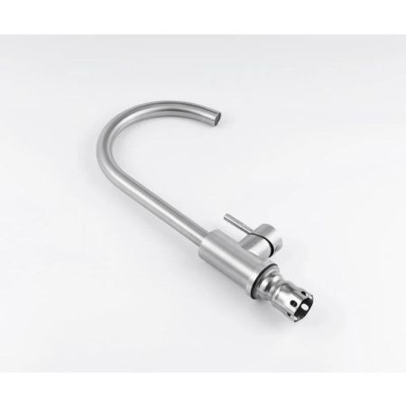 Смеситель для кухни Knotlor STREAMLINE SS-01 на мойку нержавеющая сталь