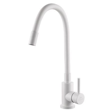 Смеситель для кухни Fashun A54101N-8A на мойку белый