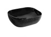 Раковина из санфаянса CeramaLux D1302H004 50х40 накладная цвет черный глянцевый