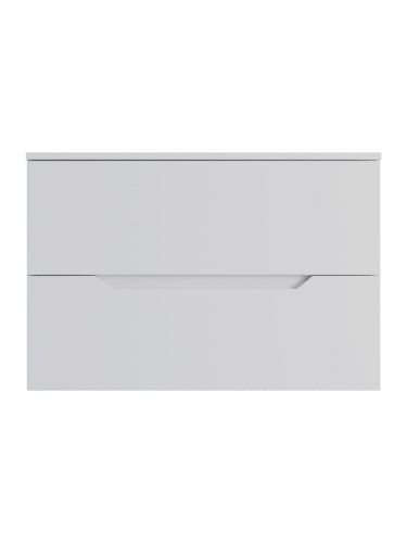 Тумба под раковину Orange Line Li-70TuwMDF 70х46х57 подвесная цвет белый матовый - фото 2