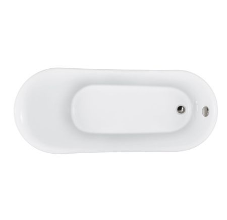 Ванна акриловая Grossman Retro GR-1002M 160х70 отдельностоящая овальная с ножками