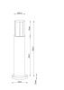 Ландшафтный светильник Arte Lamp Seginus (Сегинус) A6515PA-1BK