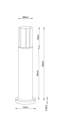 Ландшафтный светильник Arte Lamp Seginus (Сегинус) A6515PA-1BK - фото 3