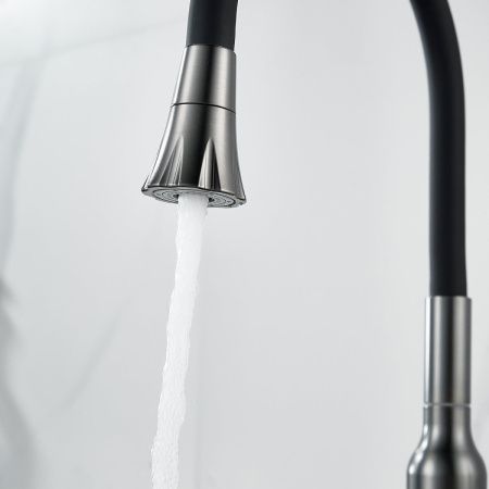 Смеситель для кухни Raffine F303T-3 на мойку оружейная сталь