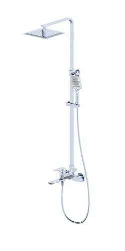 Душевая стойка Wonzon & Woghand Edge WW-88739003-CR настенная цвет хром