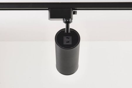 Трековый однофазный светильник Crystal Lux Basic (Басиц) CLT 0.31 021 BK 3CCT ZOOM