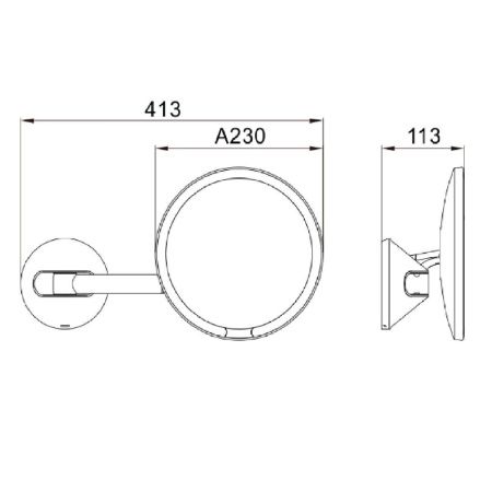 Косметическое зеркало Java S-M8881L