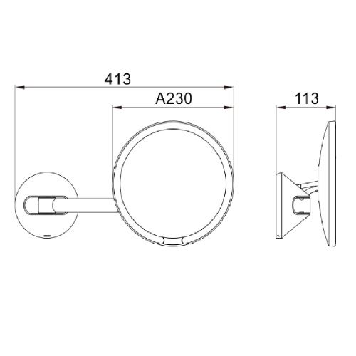 Косметическое зеркало Java S-M8881Q - фото 3