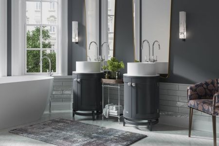 Раковина из искусственного камня Holbi VEGA 1.02.022.11.3 40х40 накладная цвет коричневый