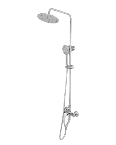 Душевая стойка Agger Merry A1393300 настенная цвет хром - фото 2