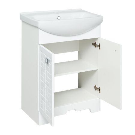 Тумба под раковину Runo АВИЛА 00000001045 60х30 напольная цвет белый