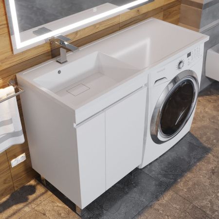 Тумба с раковиной Uperwood Magenta 51930205156 120х50 цвет белый