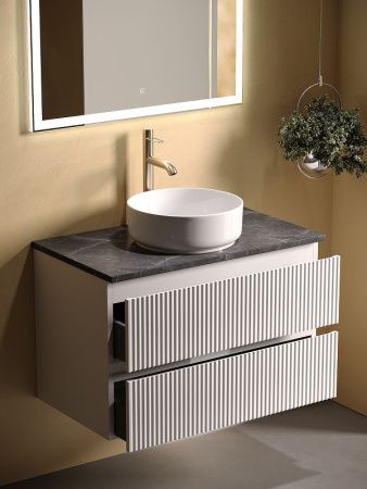 Тумба под раковину Sancos SNOB R SNR100W 100х40 подвесная цвет белый