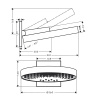 Верхний душ Hansgrohe Rainfinity 26234000 35х35 хром