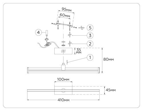 Светильник настенный Ambrella Light LineTech (ЛинеТецх) FL6111 - фото 4