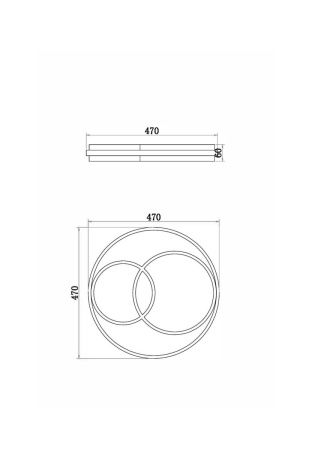 Светильник настенно-потолочный Freya Tucene FR10029CL-L70B