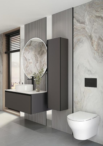 Унитаз подвесной Boheme Fiore 978-SET-2-MW цвет белый матовый с сиденьем микролифт безободковый смыв торнадо - фото 3