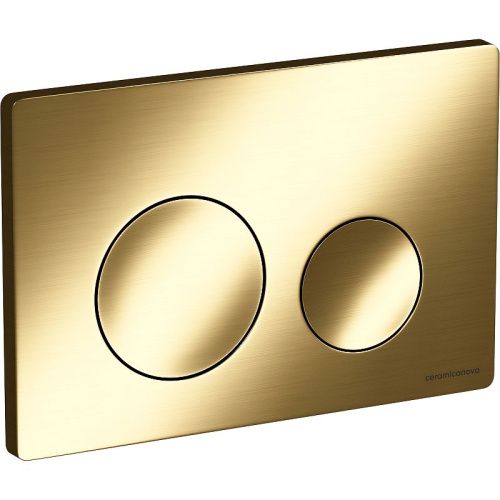 Клавиша смыва механическая Ceramica Nova Balance/Circle CN12-001BG цвет брашированное золото - фото 2