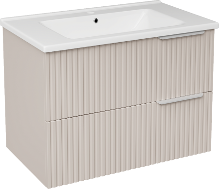 Тумба под раковину Stworki Хаммель 00329059 70х40 подвесная цвет бежевый