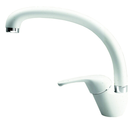 Смеситель для кухни Dr.Gans Рондо 319.02H.1123.401 на раковину белый