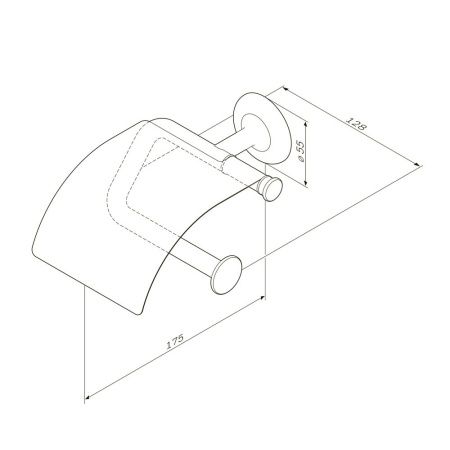 Бумагодержатель Am.Pm Like A80341500