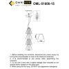 Светильник подвесной Omnilux Sogna (Согна) OML-51606-15