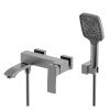 Смеситель для ванны и душа Raglo R01 R01.30.09 настенный графит