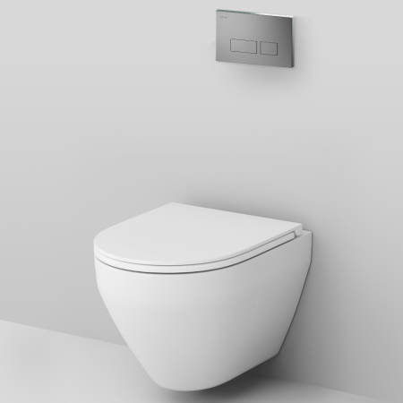 Комплект унитаз с инсталляцией с клавишей смыва Am.Pm Spirit V2.0 IS47031.701700